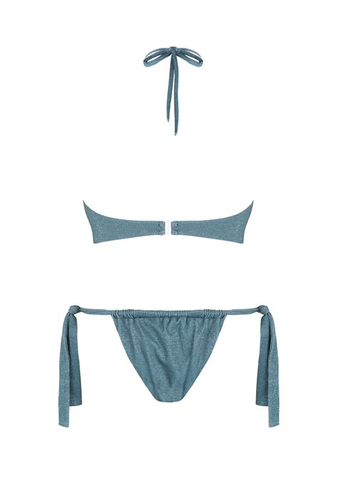 Bikini Verde Halty Clifton Beach Lúrex Robin Collection Robin Collection