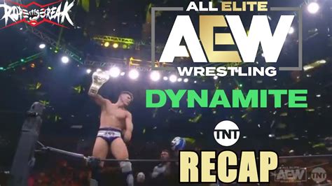 Miro Vs Sammy Guevara Tnt Championship Match Aew Dynamite Highlights