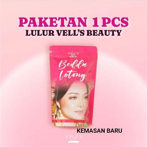 Jual LULUR VELLSBEAUTY ORIGINAL LULUR BEDDA LOTONG VELLSBEAUTY LULUR