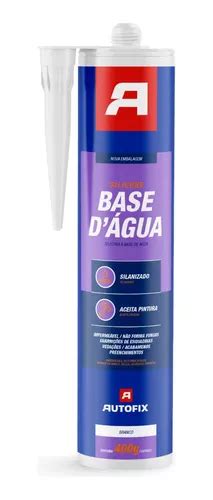 Silicone Base Água Selante Uso Geral Branco 400g Autofix