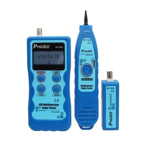 ProsKit MT 7059 LCD Multifunction Cable Tester NABROCO TOOLS