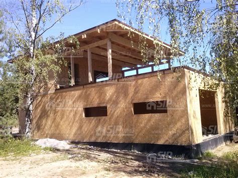 Гараж - проект панельно-каркасного дома из СИП панелей от компании ...