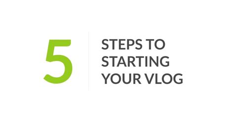 5 Steps To Starting Your Vlog Mindscape