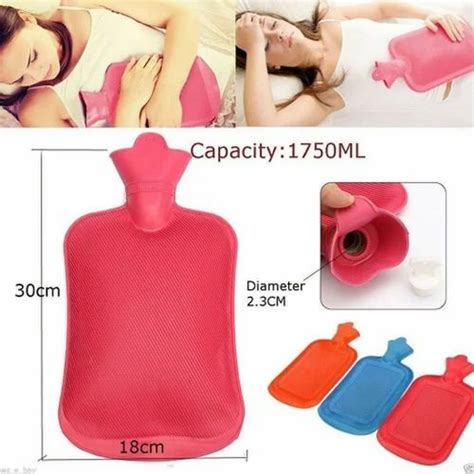 Rubber Bottle Cold And Hot Water Bag Body Heat Massage Size 0 5 L At Rs 60 In Gwalior