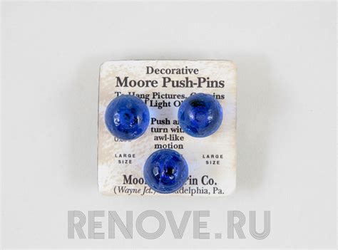 Винтажная кнопка для пробковой доски купить с доставкой