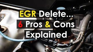 Egr Delete Explained Is It Worth It Unpacking Pros Cons Costs Mechanic