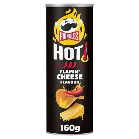 PRINGLES HOT FLAMIN CHEESE 160GR