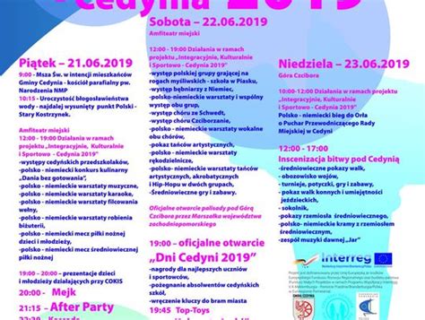 Dni Cedyni 2019 Program