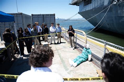 High School Students Attend FBI Teen Academy On USS Hornet FBI