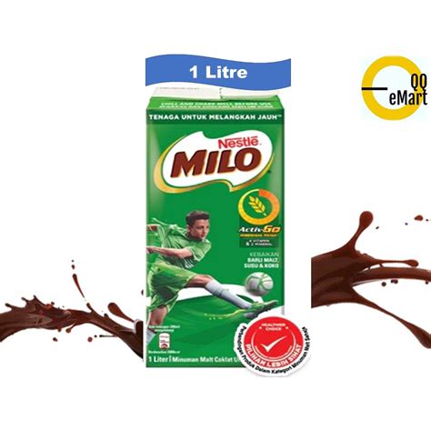 Nestl Milo Activ Go Uht Chocolate Malt Drink L Shopee Malaysia