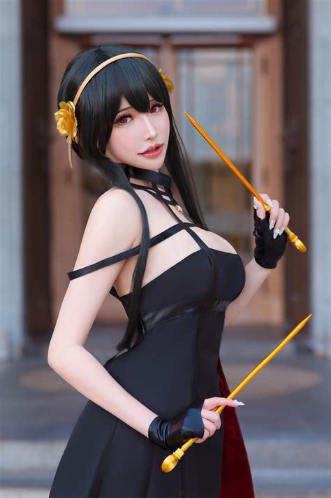 Ero Cosplay Yor Forger Set Plant Lily Yor Forger 2 Porn Pic