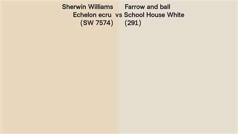 Sherwin Williams Echelon Ecru SW 7574 Vs Farrow And Ball School House