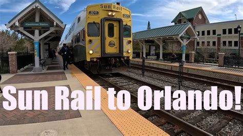 Sunrail Train Trip From Kissimmee To Orlando Downtown Fl Church