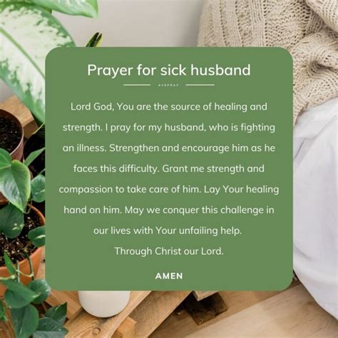 Prayer For Sick Husband