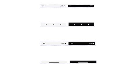 Status Bar Navigation Bar For IPhone And Android Community Figma