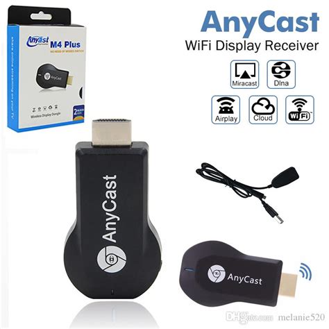 Anycast M4 Plus HDMI Dongle Anycast WIFI Display Receiver Wifi DLNA ...