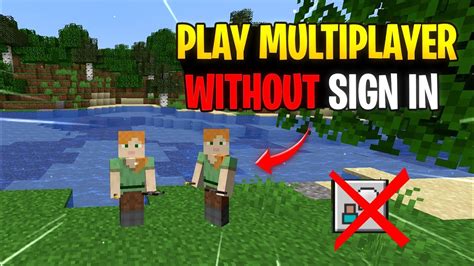 HOW TO PLAY MULTIPLAYER IN MINECRAFT WITHOUT SIGN IN 1 19 MCPE