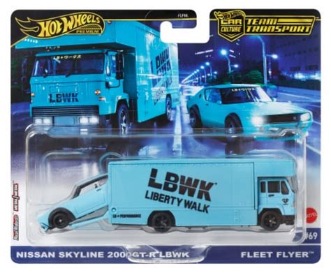Mattel Hot Wheels Car Culture Team Transport Nissan Skyline 2000 GT R LBWK 1 Ct Kroger
