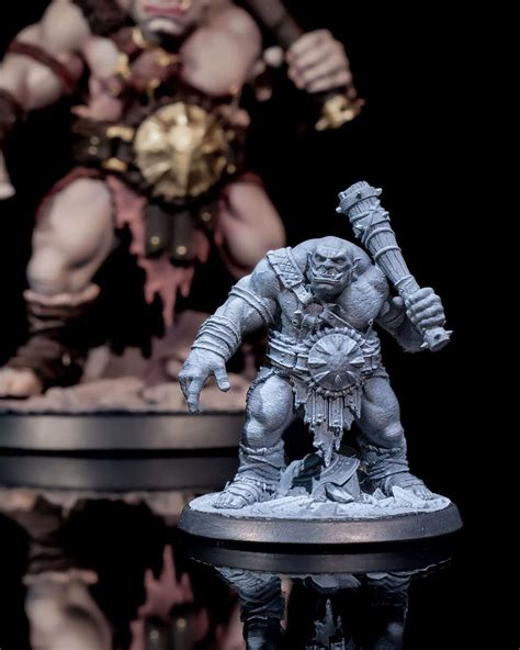 Ogre Miniature For Dnd Ogre Figure Miniature For Pathfinder Minis For