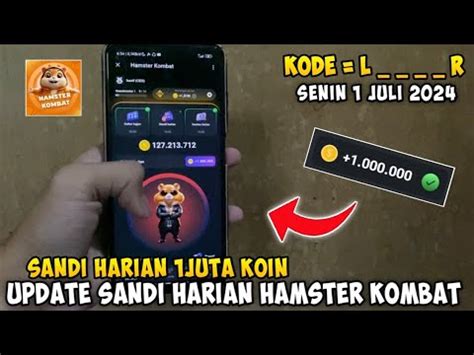 Update Sandi Harian Hamster Kombat Hari Ini Juli Kode Morse