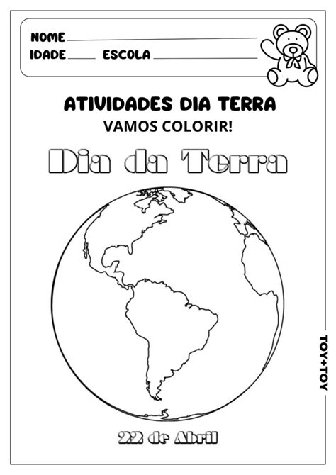 ATIVIDADES E DESENHOS DIA DO PLANETA TERRA ATIVIDADES E DESENHOS