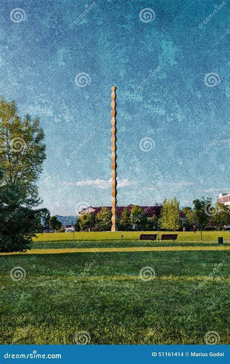 Coloana Infinitului Park In Targu Jiu Romania Stock Photo Image Of