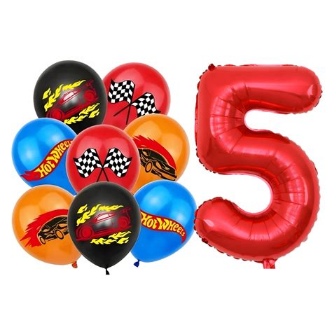 BALONY HOT WHEELS URODZINOWE AUTA ZESTAW BALONÓW URODZINOWYCH CYFRA HEL Cena
