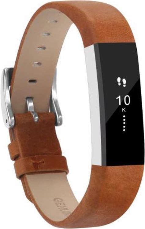 YONO Leer Bandje Fitbit Alta HR Bruin Bol