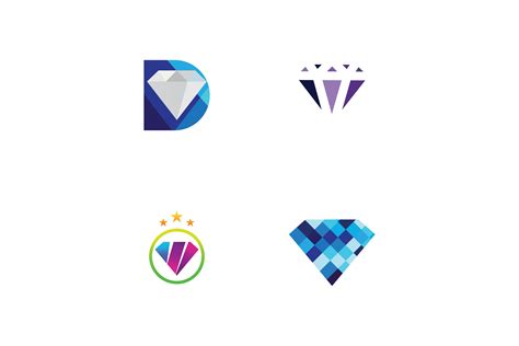 Diamond Logo and Symbol Graphic by Mujiyono · Creative Fabrica