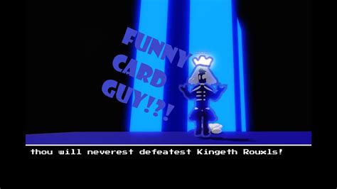 Beating The Kaard King In Deltarune 3d RPG Remastered Roblox YouTube