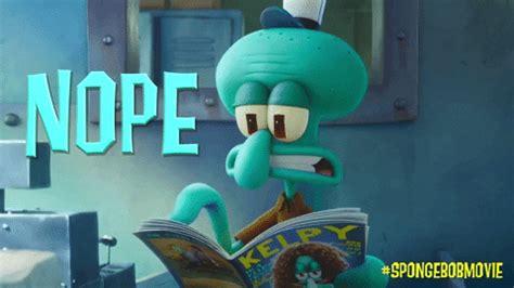 spongebob squarepants, no, reactions, nope, spongebob, squidward, spongebob movie ...