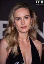 Brie Larson Sexy Shows Off Her Hot Cleavage At The Celine Fall Winter Fashion Show In Los