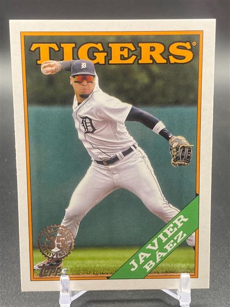 2023 Topps Series 1 1988 35th Anniversary Javier Baez T88 71 Detroit