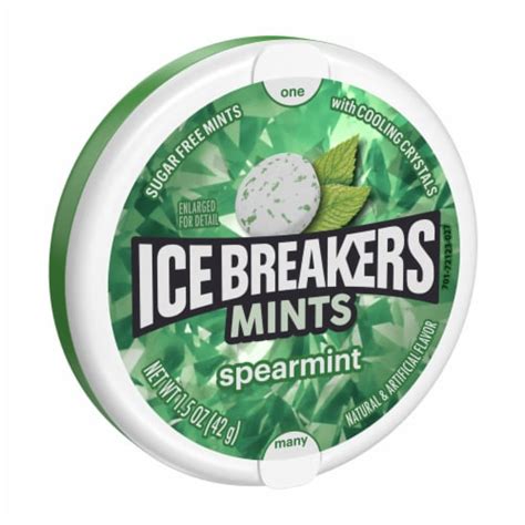 ICE BREAKERS Spearmint Sugar Free Mints Tin, 1.5 oz - Kroger