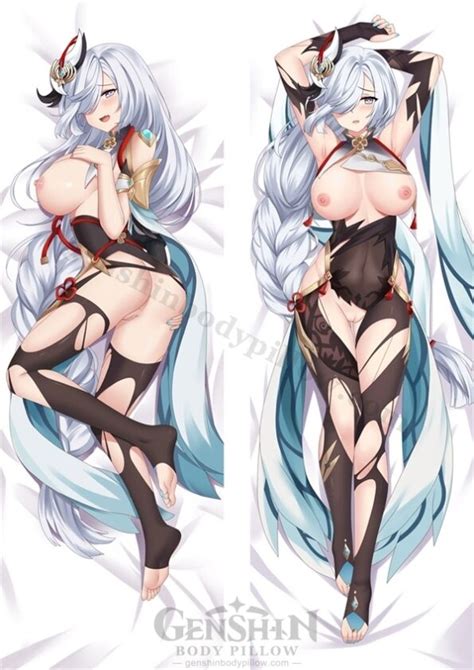 Raiden Shogun Nude Anime Body Pillow Genshin Body Pillow