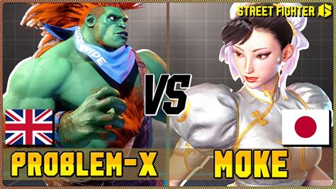 STREET FIGHTER 6 Problem X BLANKA Vs Moke CHUN LI SF6 Room Match