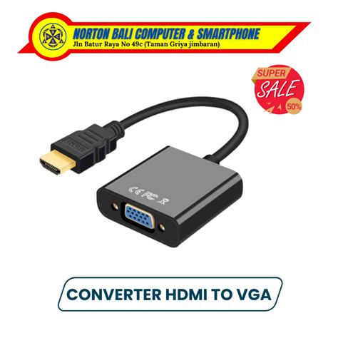 Jual Kabel Converter HDMI To VGA NYK Original Shopee Indonesia