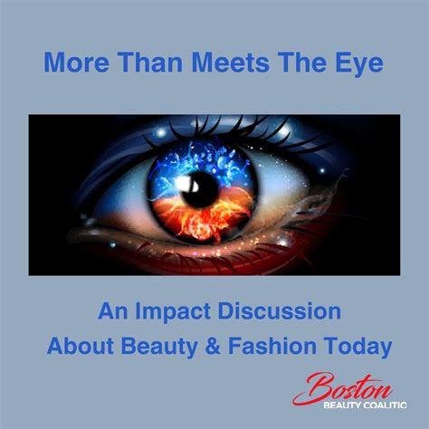 More Than Meets The Eye — Boston Beauty Coalition