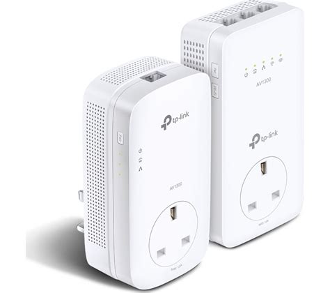 Tp Link Tl Wpa P Av Wifi Powerline Adapter Kit Twin Pack Fast