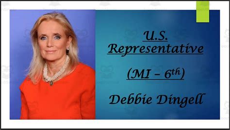 U S Representative Debbie Dingell MI 6th BIO PPT By Teach Simple