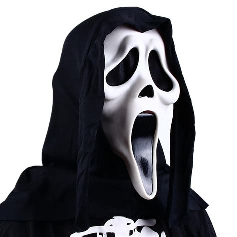 Ghostface Mask Devil Ghost Cosplay Costumes Latex Horror Masks Ghost ...