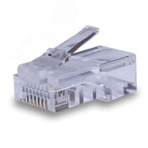 Коннекторы 8P8C (Компьютерный разъем) U/UTP Cat.5e (RJ-45) Уп. 25шт ...
