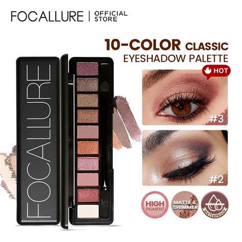 Jual Focallure Warna Eyeshadow Palette Nude Eye Shadow With Brush Shopee Indonesia