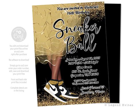 Sneaker Ball Flyer Template Free