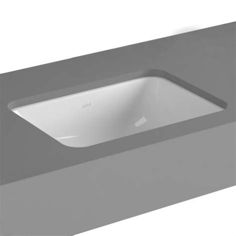 VitrA S20 Unterbauwaschtisch mit VitrAhygiene weiß 5474B003 0618