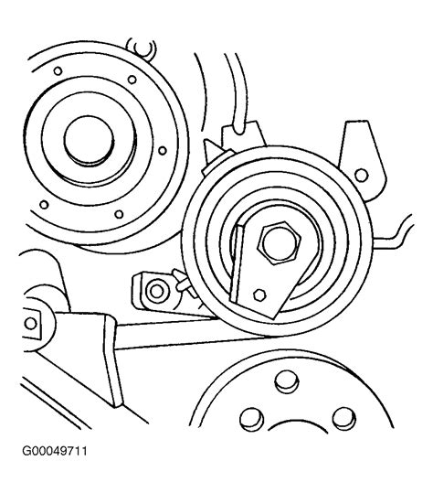 2002 Daewoo Nubira Serpentine Belt Routing and Timing Belt Diagrams