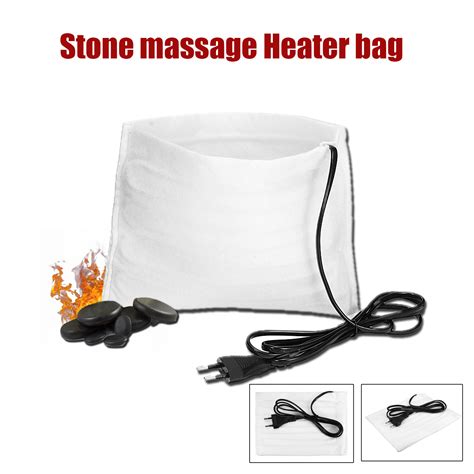 V Electric Heating Bag Stone Massage Heater Bag For Hot Energy Lava Spa Stone Alexnld
