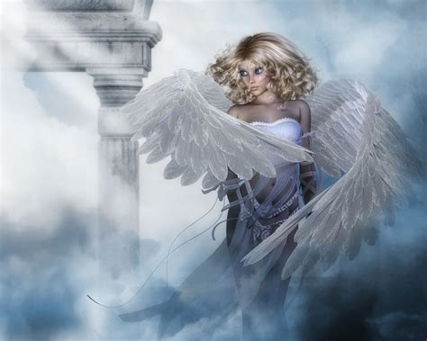 Heavenly Angels Desktop Wallpaper - WallpaperSafari