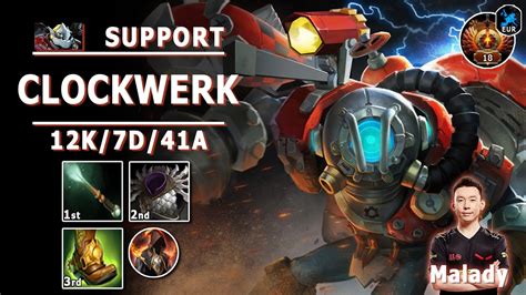 Clockwerk Soft Support E Malady Pos Cw Play Dota Immortal