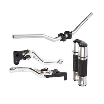 Guid O Guidon Naked Punho Luva Manete Moto Cb F Hornet Stark Race Guid O De Moto